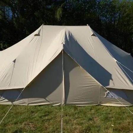 Twin Emperor Tent In Le Vieux Cerier Charente Holiday home Le-Vieux-Cerier